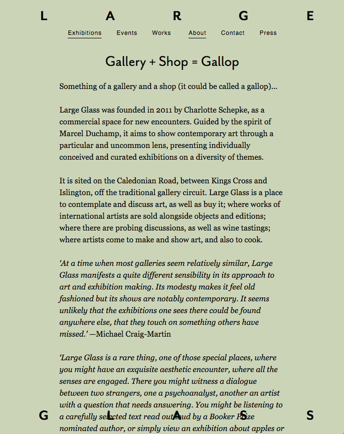 Large Glass Gallery website 5