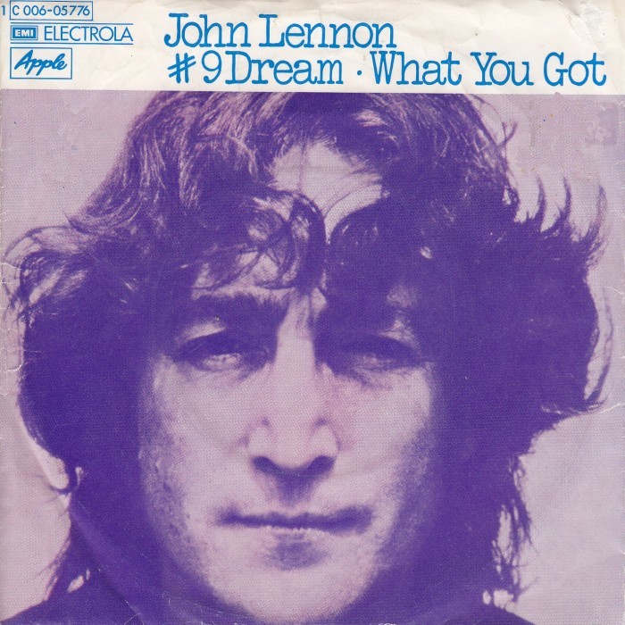 John Lennon – “#9 Dream” / “What You Got” German single cover