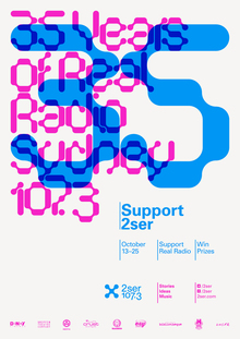 2SER Radio Posters