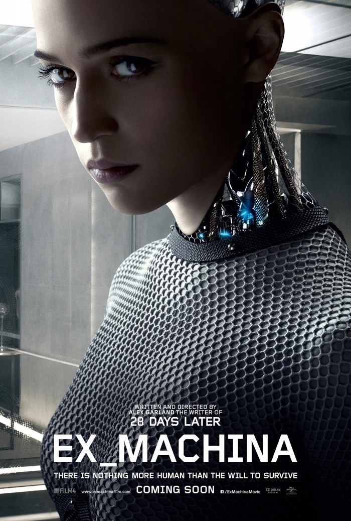 Ex Machina logo, posters, and marketing 1