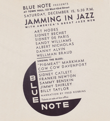 <cite>Jamming in Jazz</cite> concert poster