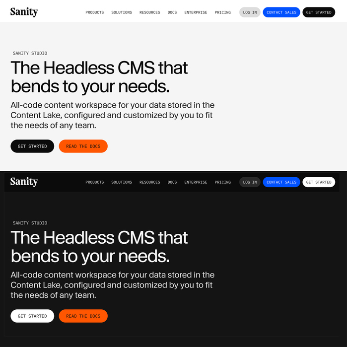 Sanity website 3