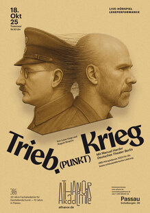 <cite>Trieb.(Punkt)Krieg</cite> poster