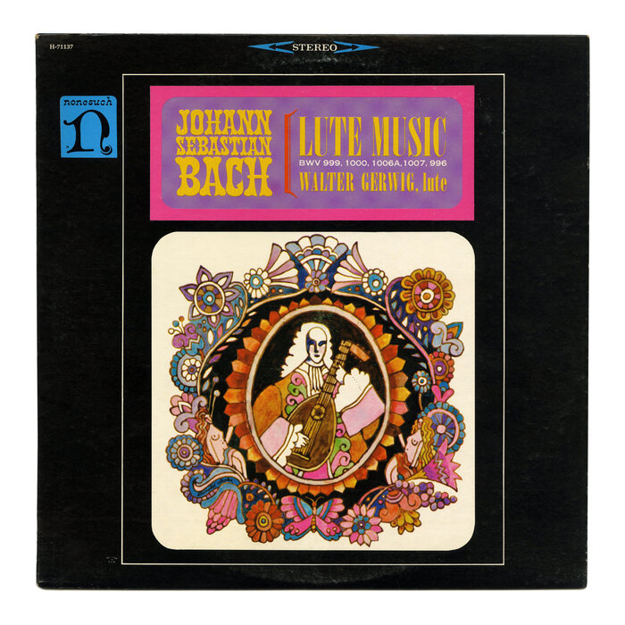 Walter Gerwig – Johann Sebastian Bach: Lute Music album art 1