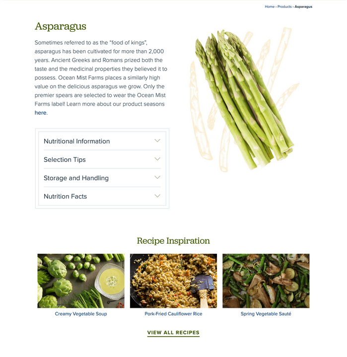 Ocean Mist website 7