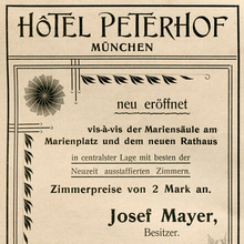 Hôtel Peterhof ad