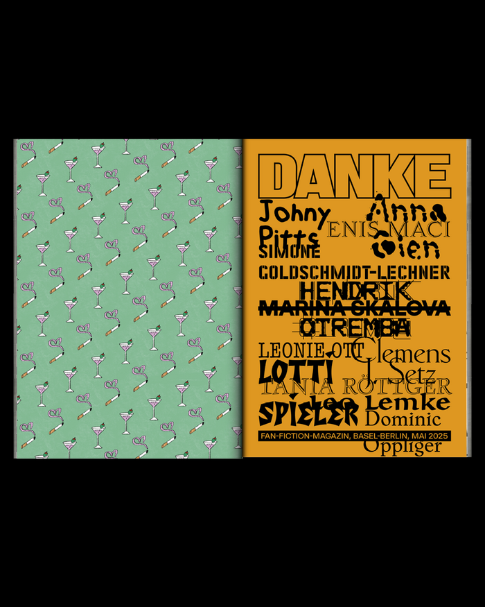 Danke fan fiction magazine, no. 2, “The Heidi issue” 3
