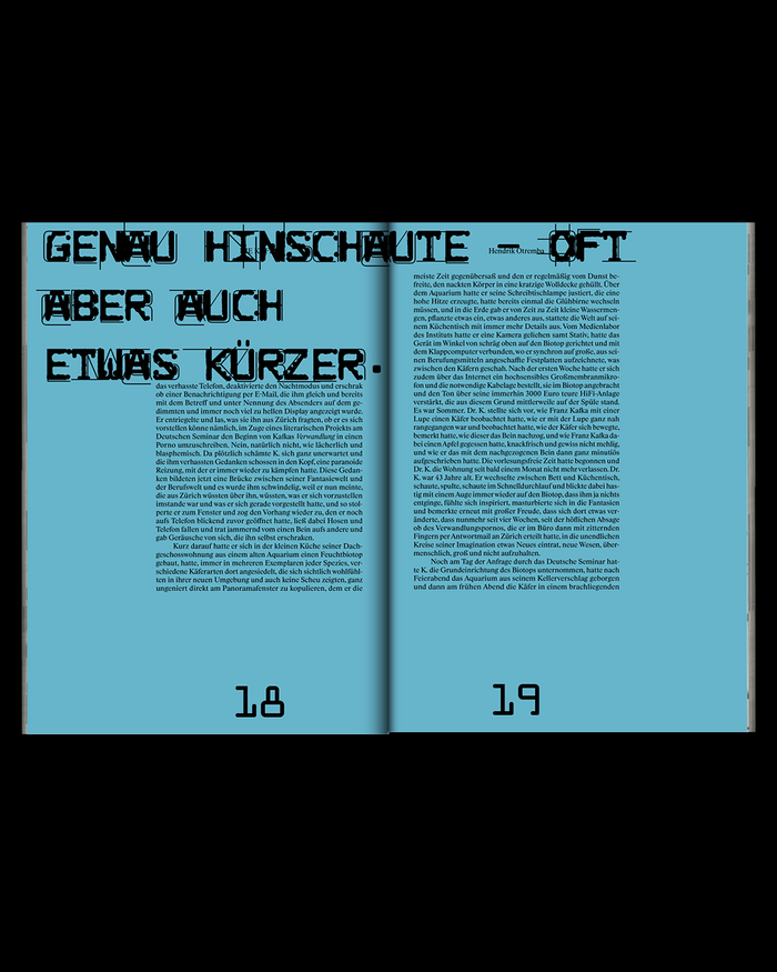 Danke fan fiction magazine, no. 2, “The Heidi issue” 8