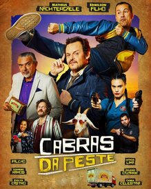 <cite>Cabras da Peste</cite> movie poster and opening credits