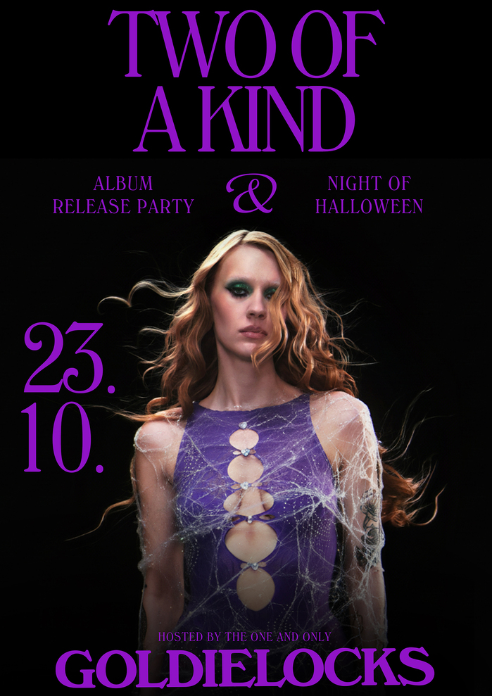 Goldielocks – Two of a Kind album art and release poster 3