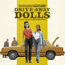 <cite>Drive-Away Dolls</cite> movie logo and posters