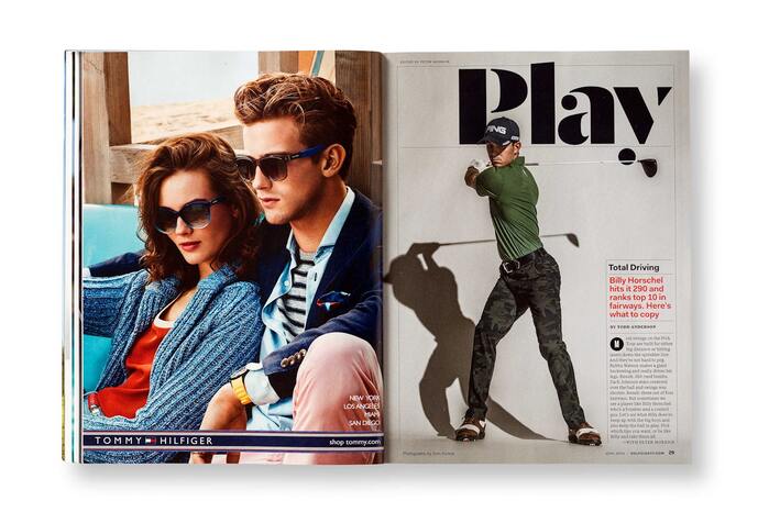Golf Digest, 2014 print magazine redesign 3