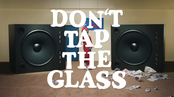 Almost all of the music videos from&nbsp;Don't Tap The Glass end with the logo flashing for a few seconds.