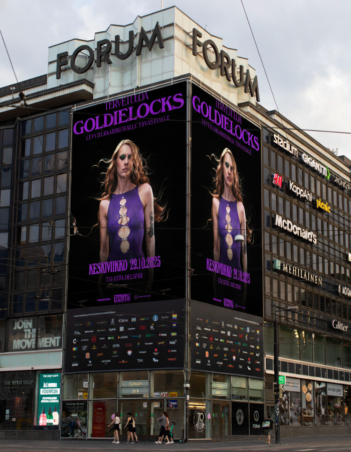 Goldielocks – Two of a Kind album art and release poster 4