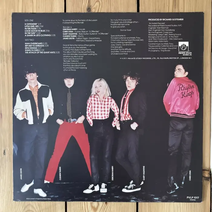 Blondie &ndash; Blondie album art 2