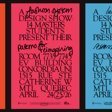 <cite>A ___ Design Show</cite>, Concordia University <cite>A ___ Design Show</cite>, Concordia University