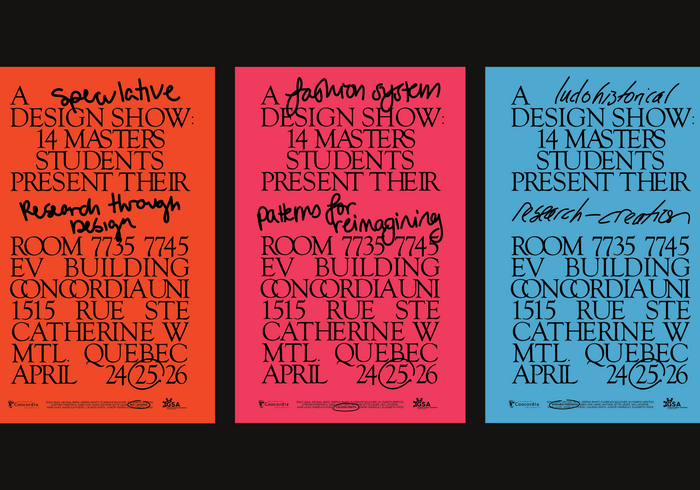 A ___ Design Show, Concordia University 3