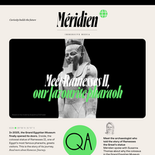 Méridien website