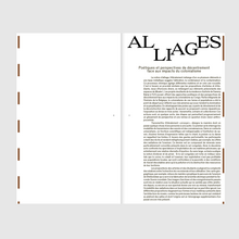 <cite>Alliages</cite> exhibition booklet