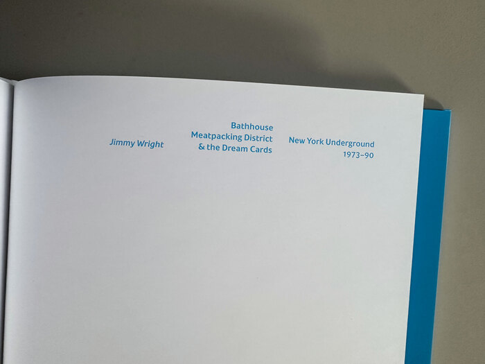 Jimmy Wright – Bathhouse, Meatpacking District and the Dream Cards exhibition catalog 2