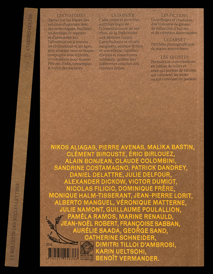 Le Bulletin des Belles Lettres n°5, “Cuisines Cultes” 7
