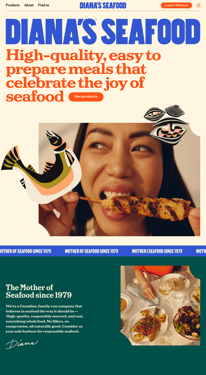 Diana’s Seafood rebrand 14