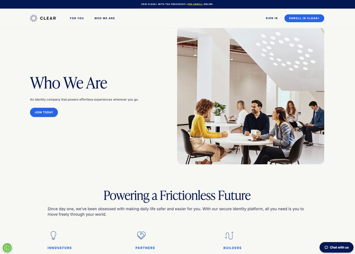 CLEAR website 6