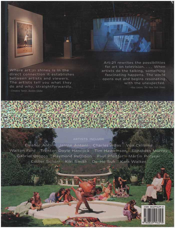 Back cover of art:21 2