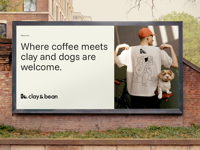 Clay &amp; Bean visual identity 2