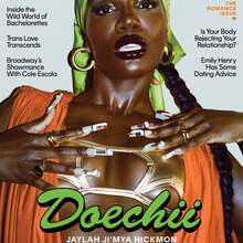 <cite>Cosmopolitan</cite>, “The Romance Issue” feat. Doechii, May 2025