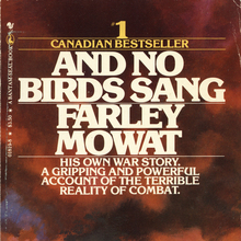 <cite>And No Birds Sang</cite> by Farley Mowat, Bantam