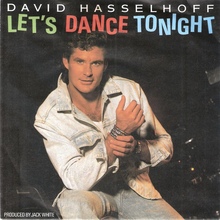 David Hasselhoff – “Let’s Dance Tonight” German single cover