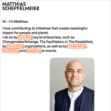 Matthias Scheffelmeier website