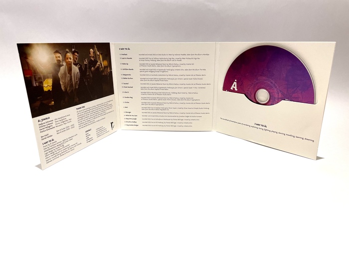 CD digifile white carton inside out
