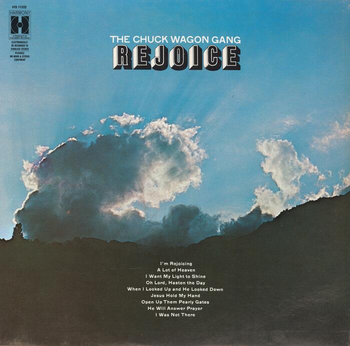 Chuck Wagon Gang – Rejoice album art