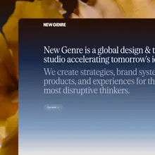 New Genre logo and website