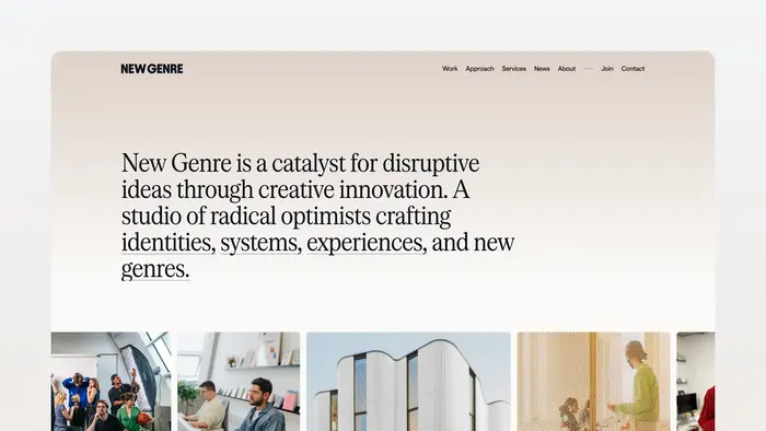New Genre logo and website 4