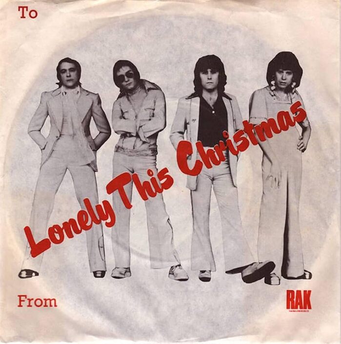 Mud – “Lonely This Christmas” / “I Can’t Stand It” UK single cover