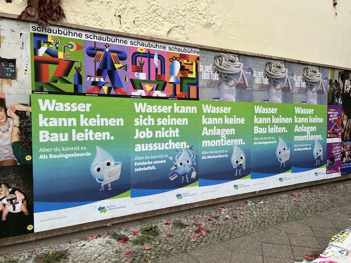 Poster campaign in 2025 to find new staff