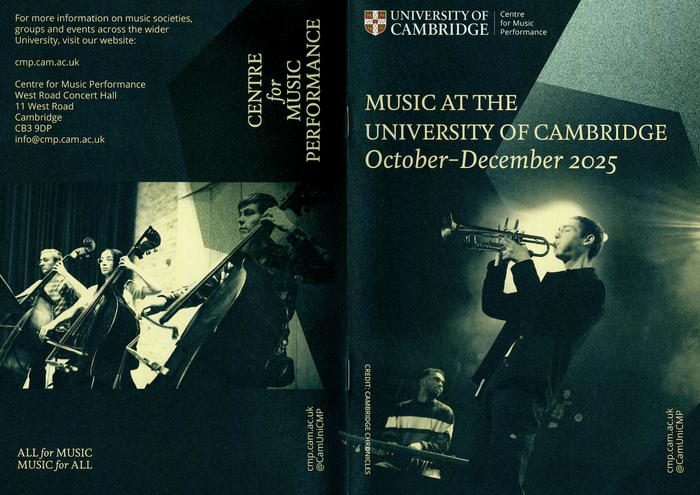 Music at the University of Cambridge: October–December 2025 1