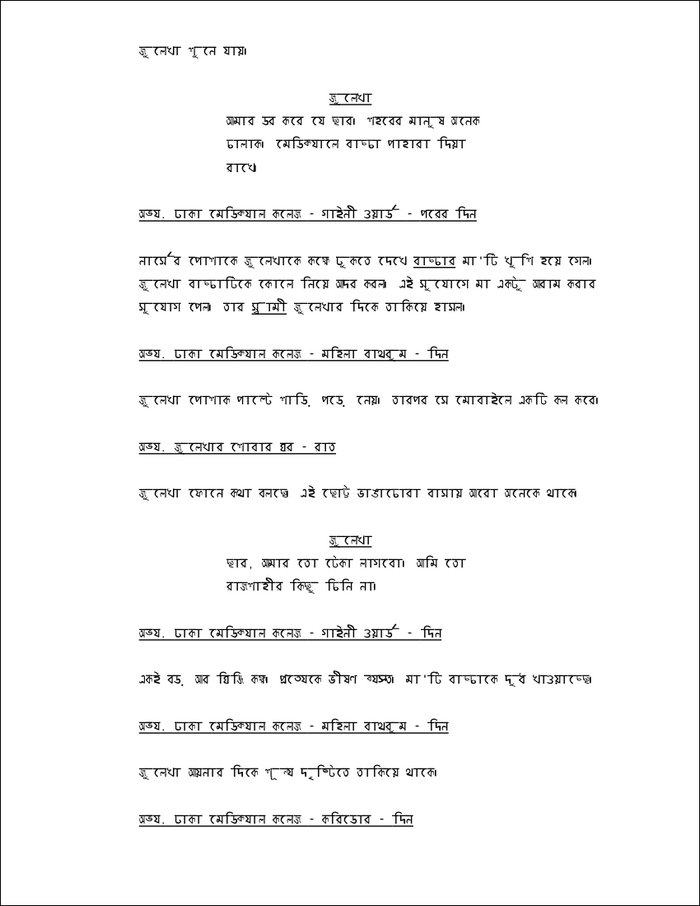 Baccha Chor screenplay 3