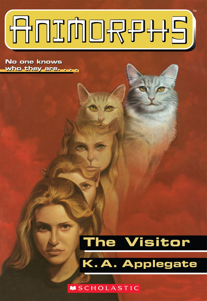 Front cover of book 2, The Visitor