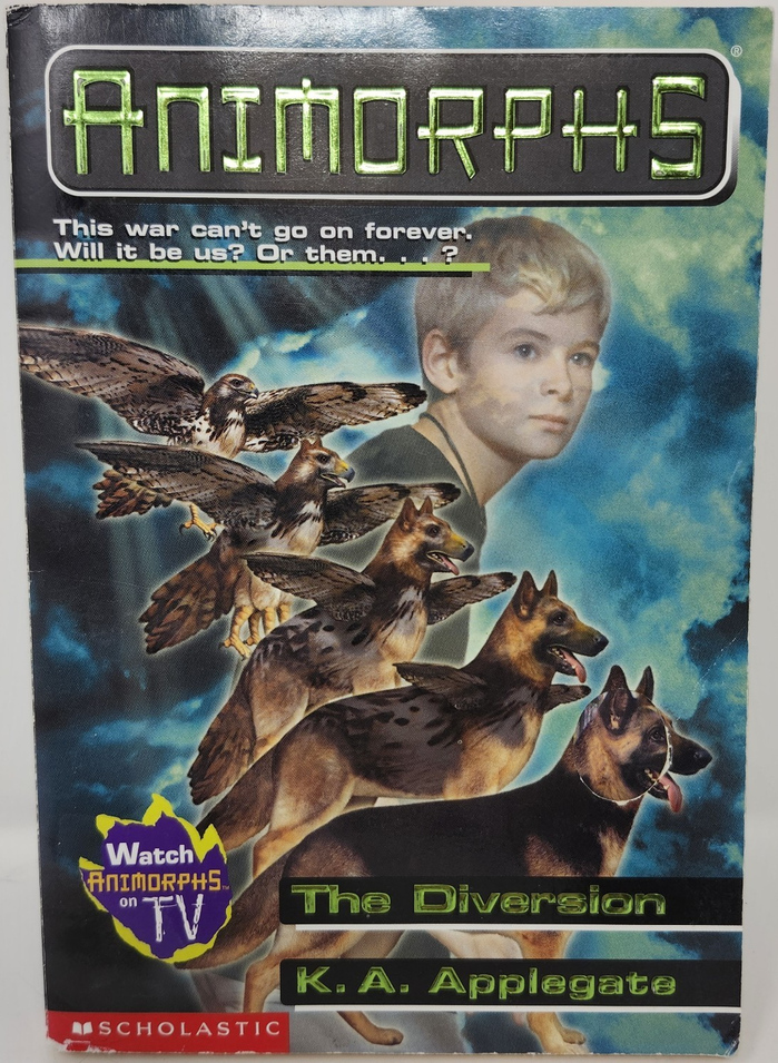 Front cover of book 49, The Diversion, including a TV promotion at the bottom left
