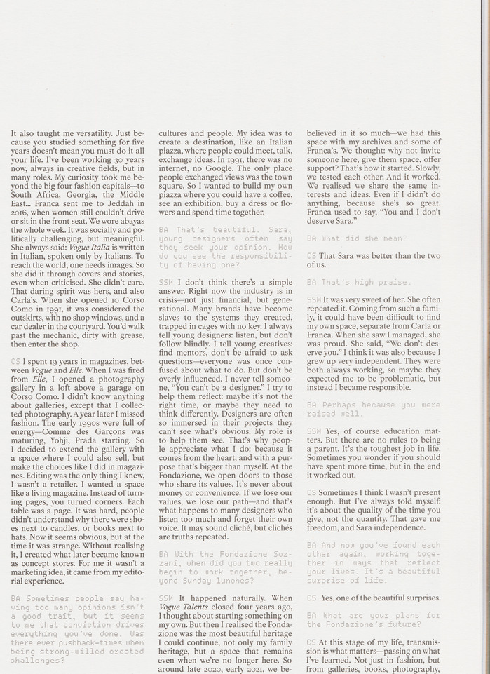 Mercure and Theran used throughout an interview