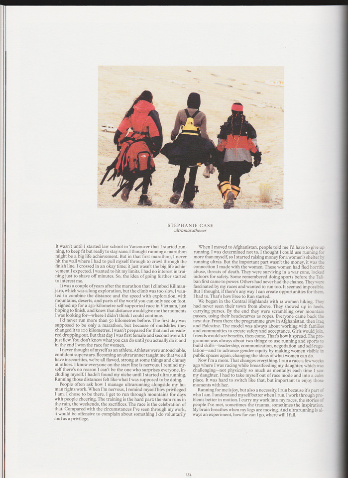 Page showing running text and titles set in Mercure and its Italic