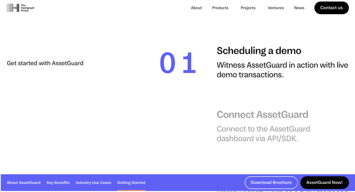The Hashgraph Group website 4