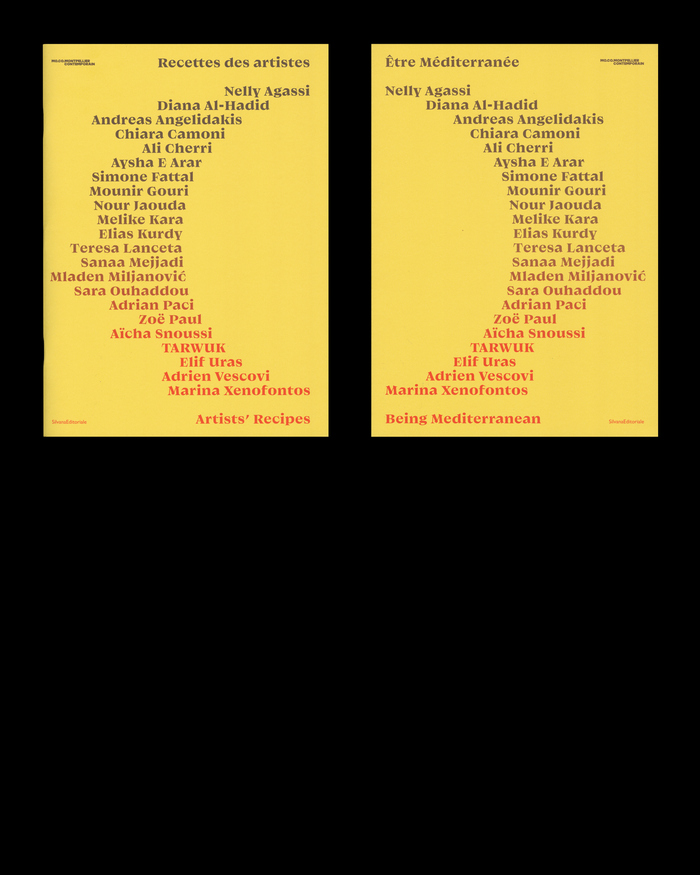 Être Méditerranée / Being Mediterranean exhibition catalog 2