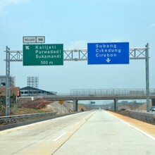 Cikopo-Palimanan Exit 98 signage