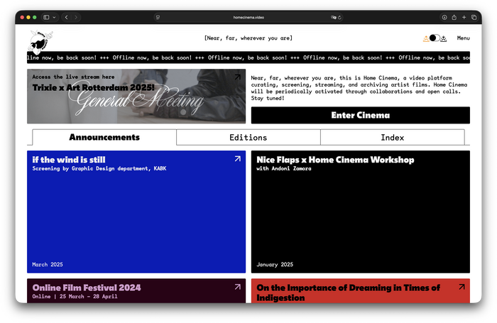 Home Cinema identity and website 4