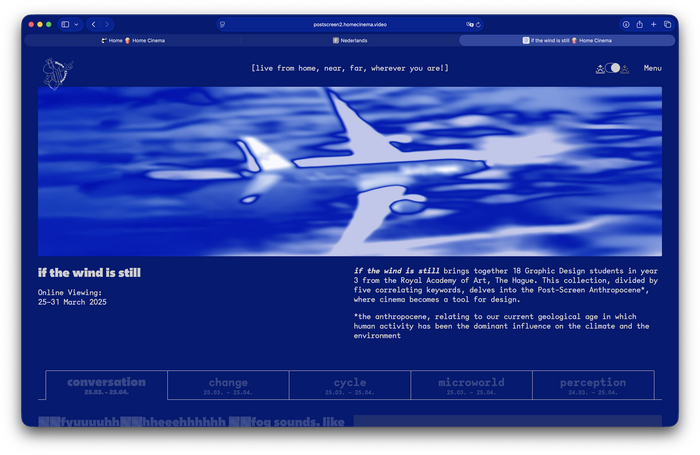 Home Cinema identity and website 3
